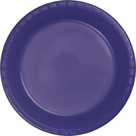 Purple 9" Plastic Dinner Plates