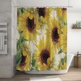 thumbnail image 4 of Shower Curtain 70x70 Inch With 12 Plastic Hooks Waterproof Bathroom Heavy Side Machine Washable Quick Dry, 4 of 7