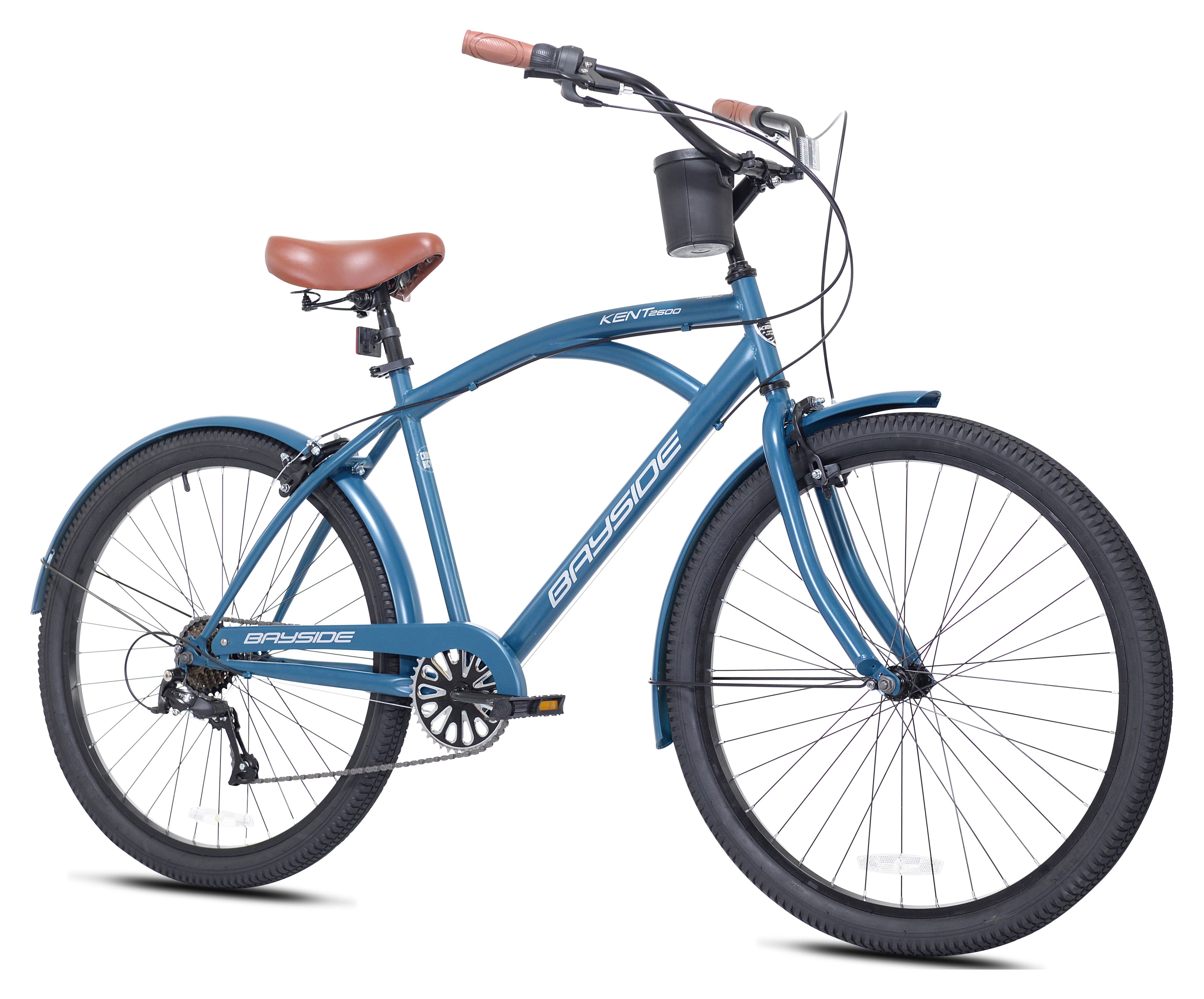 Kent Bicycle 26-inch Bayside Men's Cruiser Bicycle, Blue - image 4 of 8