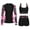 C-Hot Pink, variant on ZQUUVOU Women's 3 Piece Rash Guard Long Sleeve Swimsuits Zip Up Built In Bra Swim Shirts With Boyshorts Quick Dry A-Pink