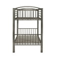 thumbnail image 6 of Weston Home Visalia Kids Convertible Metal Twin over Twin Bunk Bed, Gray, 6 of 8