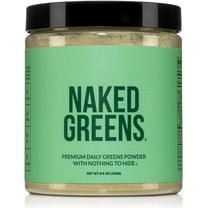 NAKED nutrition Super Greens Powder Organic Greens Supplement - Only 10 Premium Ingredients - Vegan, Non-GMO, Prebiotic and Probiotic - 35 Servings