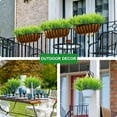 thumbnail image 6 of Viworld 12PCS Artificial Plants Outdoor Indoor UV Resistant Fake Boston Fern Faux Plant No Fade Plastic Greenery Shrubs Garden Porch Window Box Decor, 6 of 8