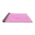 thumbnail image 2 of Ahgly Company Indoor Rectangle Abstract Pink Modern Area Rugs, 7' x 9', 2 of 4