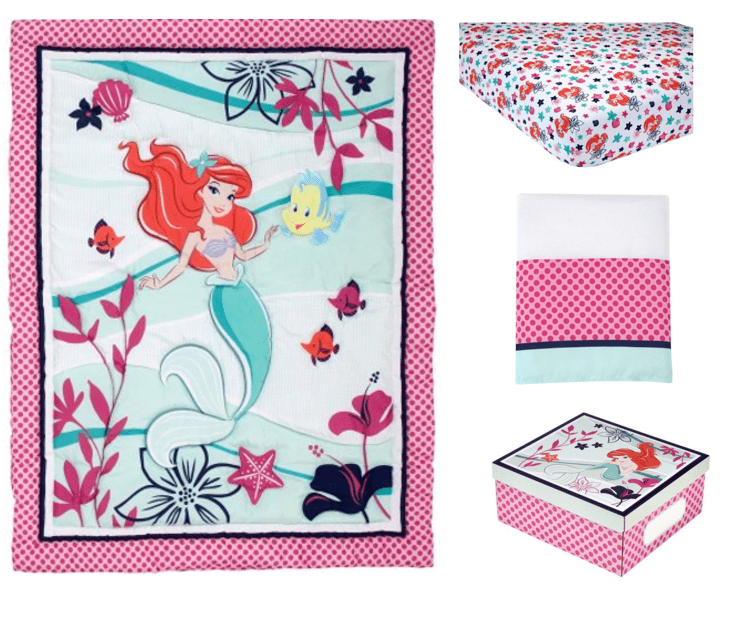 disney ariel crib bedding