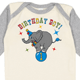 thumbnail image 4 of Inktastic Circus Elephant 1st Birthday Boy Boys Long Sleeve Baby Bodysuit, 4 of 5