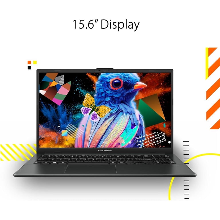 ASUS, Vivobook Go 15.6 FHD Slim Laptop, E1504FA-AB34, Black