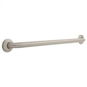 Concealed Screw Grab Bar in Satin Nickel