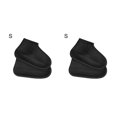 thumbnail image 3 of Wosthever Cubierta de zapatos Protector de zapatos impermeable de silicona Cubrezapatos antideslizantes resistentes al desgaste, negro, S Negro S 2piezas, 3 of 6