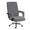 Gray L, variant on Durable Stretch Waterproof Office Chair Cover, High Back Computer Chair Slipcovers, for Universal Rotating Chair with Armrest L
