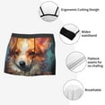 thumbnail image 3 of Logiee Cartoon Pattern Corgi Print Mens Boxer Briefs,Boxer Briefs for Men,Breathable Stretch Underwear,Boys Boxer Briefs-Small, 3 of 5