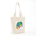 thumbnail image 7 of CafePress - Colorful LOVE A HIPPO Tote Bag - Unisex Canvas Tote Bag, Beige, 1-Piece, 7 of 7