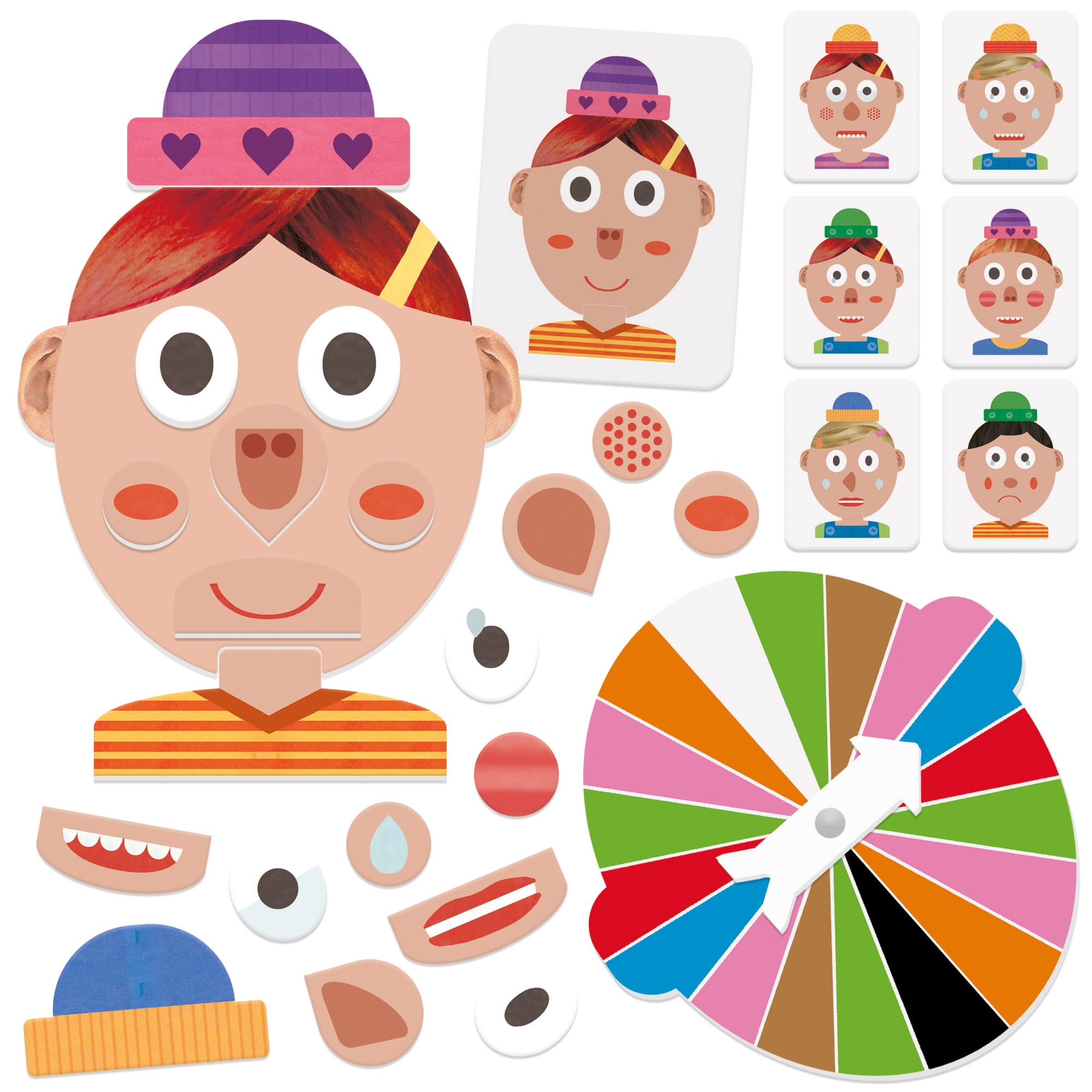 Headu: Funny Faces - Bingo Game, Creativity That Makes You Laugh, Recognize Emotions & Facial Expressions, Memory & Imagination, Kids 4+, 1-4 Players