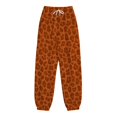 thumbnail image 4 of XIAOCHA Women's Leopard Print Jogger Pants Elastic Ankle Side Pockets Loose Fit Sweatpants, 4 of 4