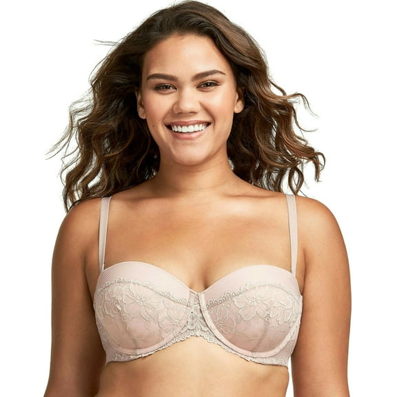 Women's Self Expressions SE1102 Essential Multiway Push Up Bra (EveningBlush/SheerPink 34A)