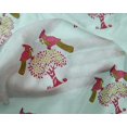 thumbnail image 4 of oneOone Silk Tabby Fabric Bird & Tree Block Print Fabric By Yard 42 Inch Wide, 4 of 4