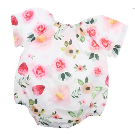 

Short Sleeve Romper Cute Jumpsuit For Baby Girl Toddler -Pieces Pant