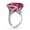 Platinum, variant on Womens Inlaid Gem Ring Geometric Alloy Jewelry Platinum Finish Gift Birthday Size 6 7 8 9 10 Everyday Sparkles
