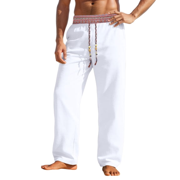 CHENge Casual Pants for Men Big and Tall Athletic Fit Daily Casual Pants Stretch Active Athletic Workout Pants with Pockets