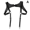 thumbnail image 6 of shenz Fashion Body Chest Harness Adjustable Mens Faux Leather Vest Straps Braces Sexy Men Women Body Suspenders,brown, 6 of 9