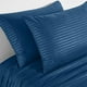 thumbnail image 4 of Juegos de cubrecama y cubrecama Juego de sábanas ajustables de cuatro piezas Sábana para cama Textil para el hogar Sábana de poliéster de imitación de satén de color sólido, 4 of 6