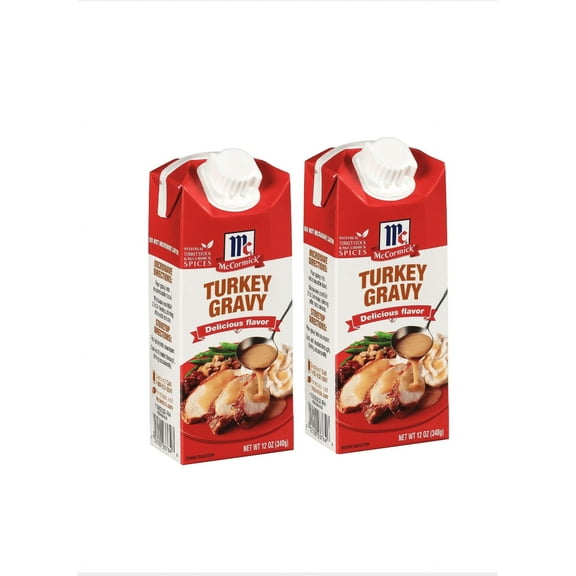McCormick Simply Better Turkey Gravy, 12 oz 2pk