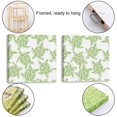 OWNSERIES Green Sea Turtles Pattern 2PC Canvas Wall Art Paintings for