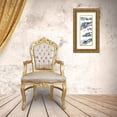 thumbnail image 3 of Prime, Marcus 12x24 Gold Ornate Wood Framed with Double Matting Museum Art Print Titled - Geometric Split 2, 3 of 4