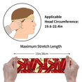 thumbnail image 7 of Wukai Fire Extinguisher Sports sweatband,Men & Women Sweatband Headband for Running, Cross Training, Racquetball, Working Out, 7 of 7