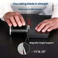 thumbnail image 2 of Rolling Knife Sharpener – 15° & 20° Precision Angle Sharpening System with Magnetic Guide for Professional Results, 2 of 9