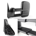 thumbnail image 2 of AKKON - For 99-07 Chevy Silverado Pickup Truck Extendable Towing Manual Mirrors Driver+Passenger Side Pair Replacement, 2 of 6