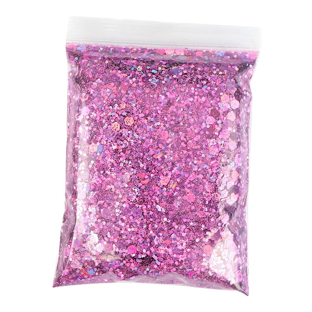 1Bag 50g Mixed Iridescent Holographic Nail Glitter Sequins Paillette Nail Art Decor Peach Sunnimix lentejuelas de brillo de uñas