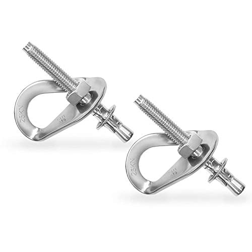 Isop Climbing Anchor Bolt 2 Set - Expansion Bolt and Hanger FIXE 1 Rock Climbing - Usable for Fire Escape Rope Ladders