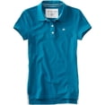 thumbnail image 1 of Aeropostale Womens Uniform A87 3 Button Polo Shirt, Verde, X-Small, 1 of 1