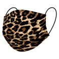 thumbnail image 2 of Disposable Face Masks 3-Ply Individually Wrapped , 50ct - Leopard, 2 of 11