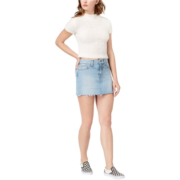 Falda Hudson Mujer Mezclilla Yugo Frontal Azul 28