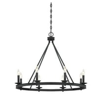 Trade Winds Pamela 8-Light Chandelier in Oil Rubbed Bronze