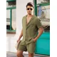 thumbnail image 4 of Conjunto Casual Suelto De Camisa De Lino De Algodón P/hombre, 4 of 7
