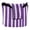 Modena Purple and White Striped, variant on Haosy Pale Violet and White Striped Golf Mallet Putter Cover Strong Magnetic Leather Golf Club Headcover Closure