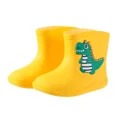 thumbnail image 5 of Nuevas Botas de lluvia impermeables de dinosaurio de dibujos animados para bebé, zapatos rellenos de algodón para niños y niñas, calzado para guardería, 5 of 5