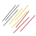 thumbnail image 3 of Juego de herramientas de trazado para carpintería, recambio de lápiz de carpintero, rojo, amarillo y negro, 24 Uds., 3 of 8