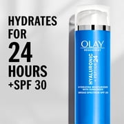 Olay Hyaluronic + Peptide 24 Face Moisturizer, SPF 30 Sun Protection for All Skin, 1.7 oz