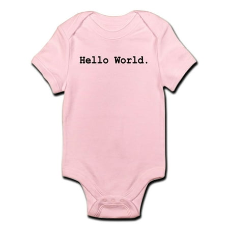 

CafePress - Hello World Infant Bodysuit - Baby Light Bodysuit