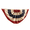 Style C, variant on Heritage USA Flag Bunting – 59" Pleated Patriotic Fan Banner with Stars – Heavy Duty Canvas Flag for 4th of July, Memorial Day & Outdoor Porch Decor –
