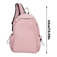 thumbnail image 3 of Large Capacity Waterproof Nylon School Backpack for Teen Girls Boys Kids, Lightweight Student Bookbag Multi Pocket Travel Laptop Daypack for School College Daily Use, 3 of 6