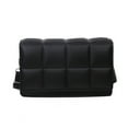 thumbnail image 1 of Bolso de hombro tipo bandolera, pequeño, cuadrado, de estilo urbano y minimalista, color negro, 1 of 5