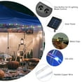 thumbnail image 6 of InstaHibit 40Ft Solar 120LED Canopy String Light 8 Mode RGB Outdoor Garden Patio Umbrella Decor with Clip, Multicolor, 6 of 12