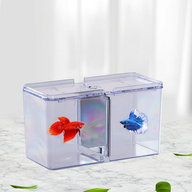 Fish Breeding Box Aquarium Box Hatchery Tank Tabletop Incubator 2  Components Fish Tank Container for 