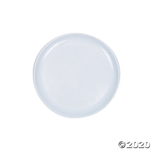 White Round Serving Trays