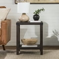 thumbnail image 3 of Walker Edison Farmhouse Open Storage Side Table, Sable, 3 of 20